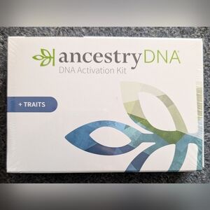 Ancestry DNA Kit +Traits sealed sample kit sealed activation kit